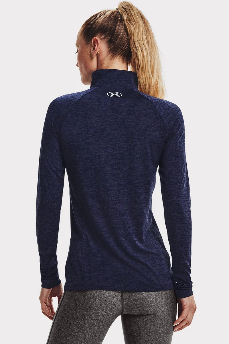 UA Tech 1/2 Zip Twist - Midnight Navy