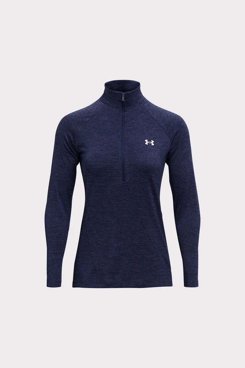 UA Tech 1/2 Zip Twist - Midnight Navy