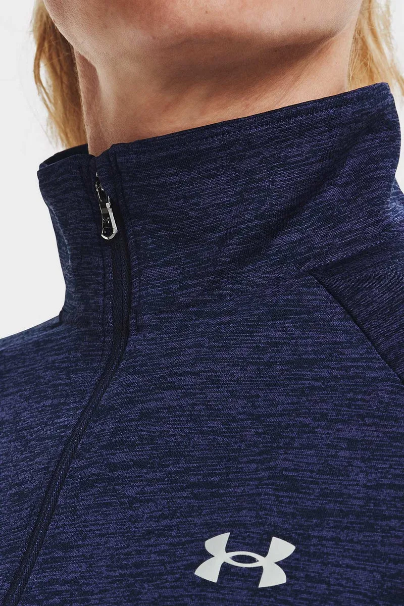 UA Tech 1/2 Zip Twist - Midnight Navy