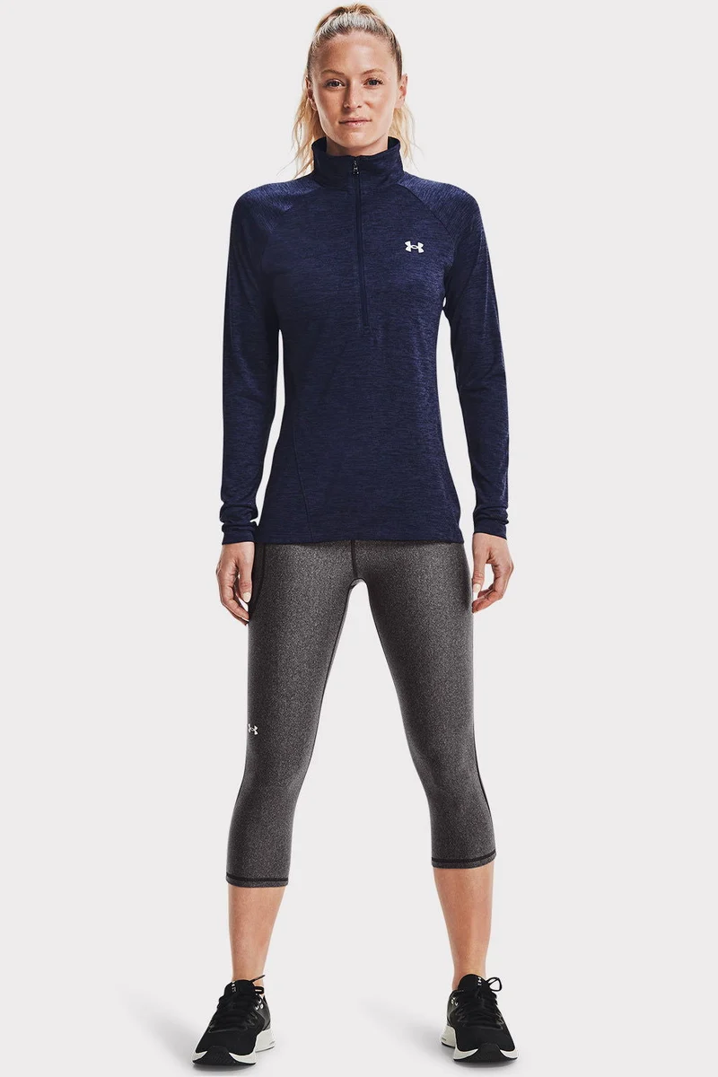 UA Tech 1/2 Zip Twist - Midnight Navy