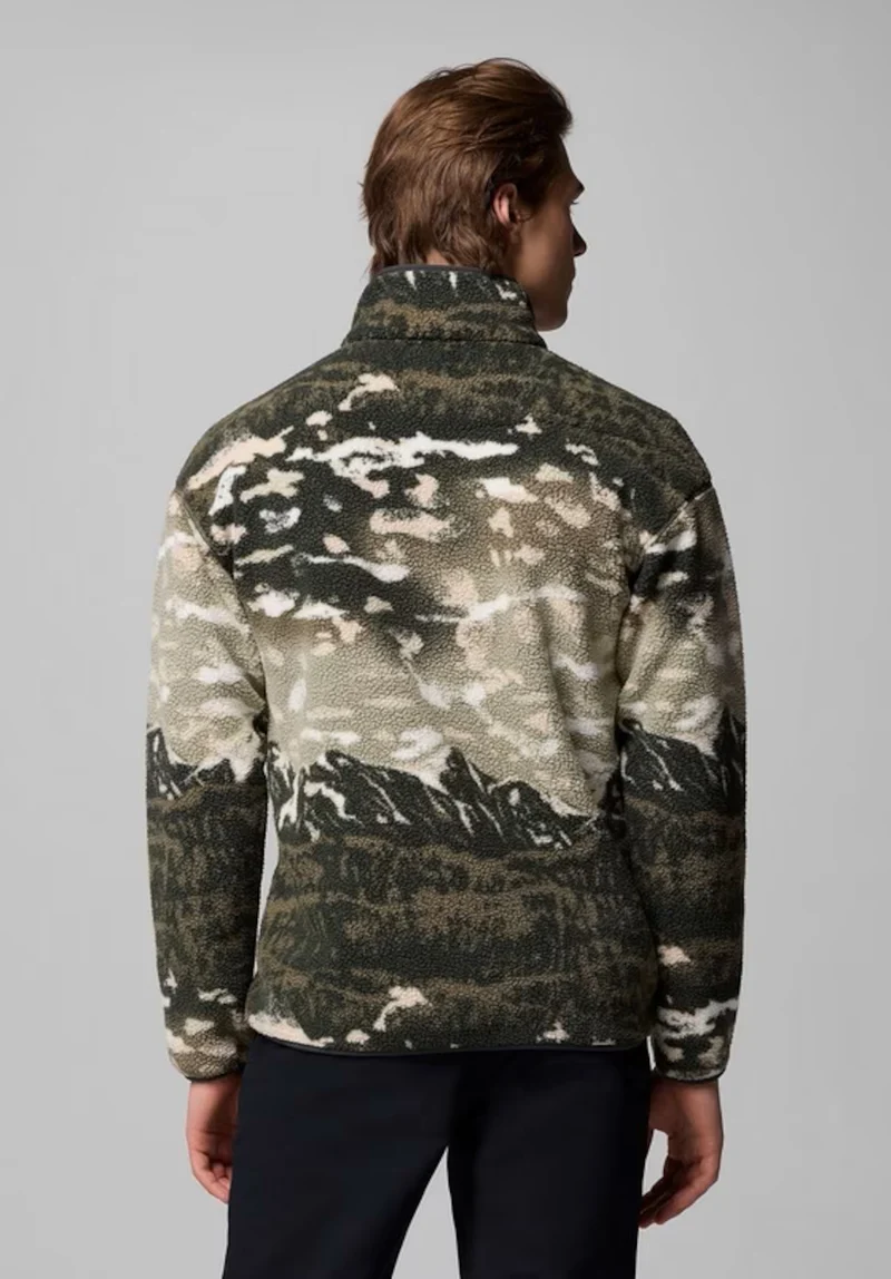 Helvetia II Printed Half Snap Fleece