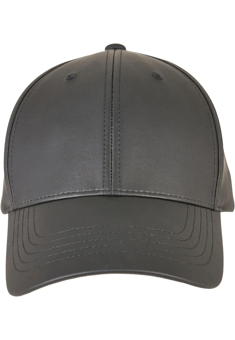 Synthetic Leather Snapback One Size