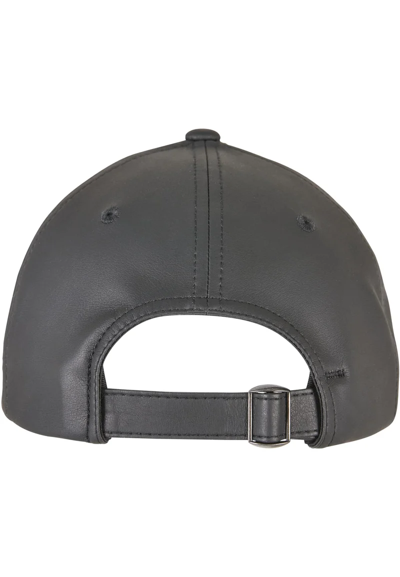 Synthetic Leather Snapback One Size