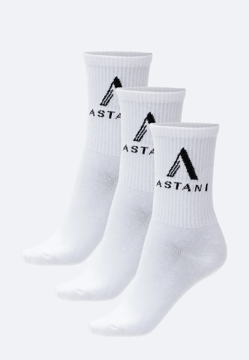 A 3-pack Träningsstrumpor - White