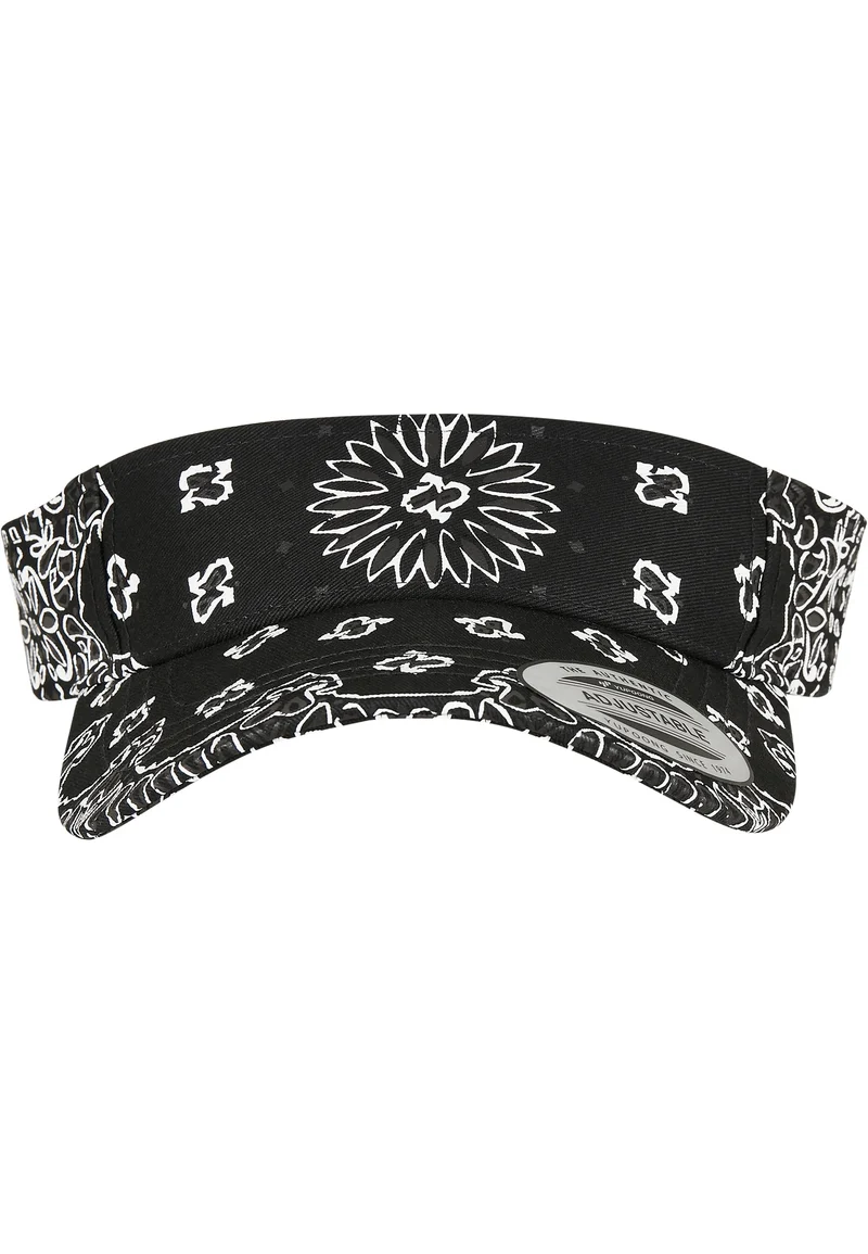 Visor Bandana Print Snapback One Size