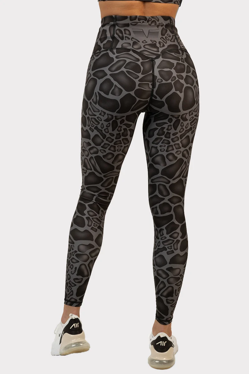 G Compression Tights - Giraffe Black