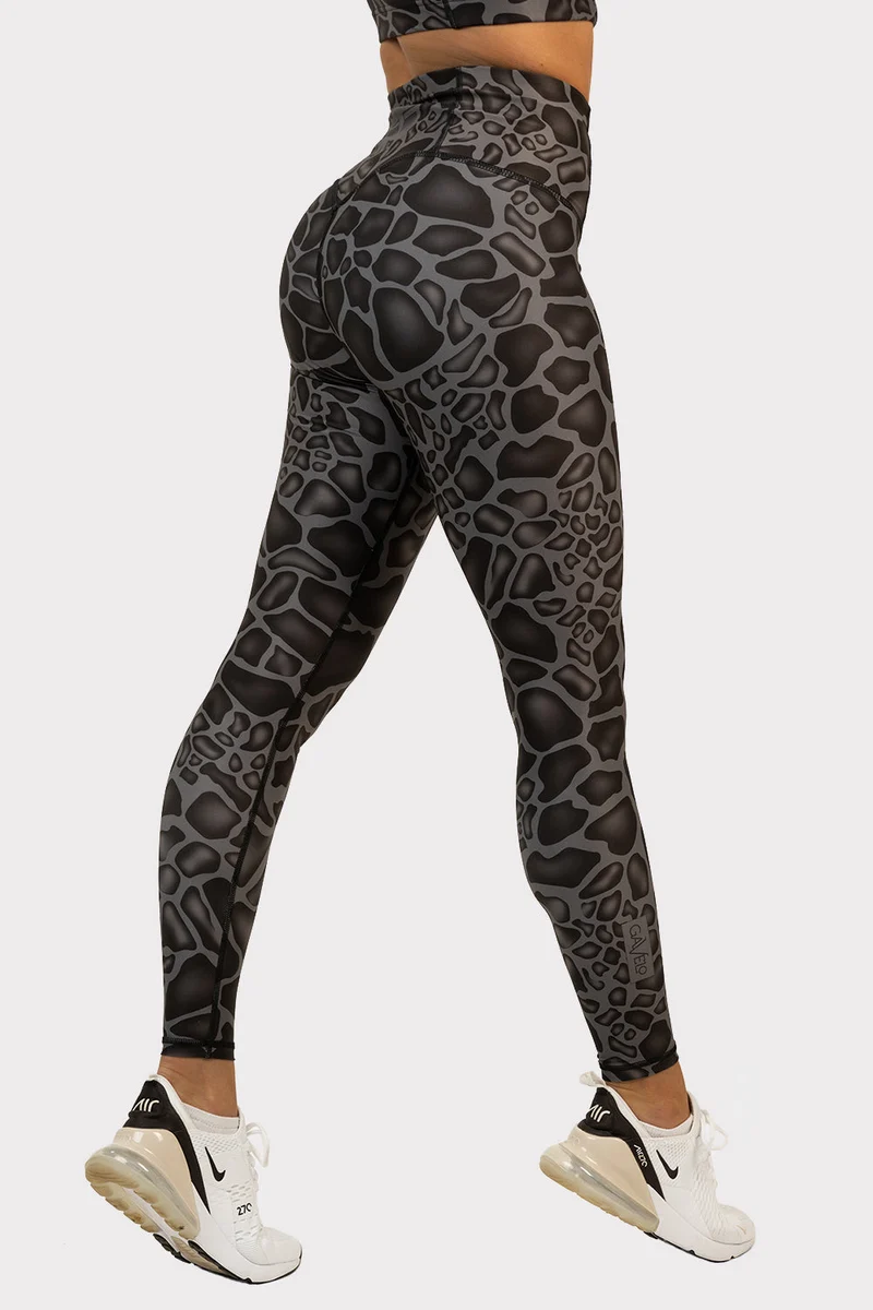 G Compression Tights - Giraffe Black