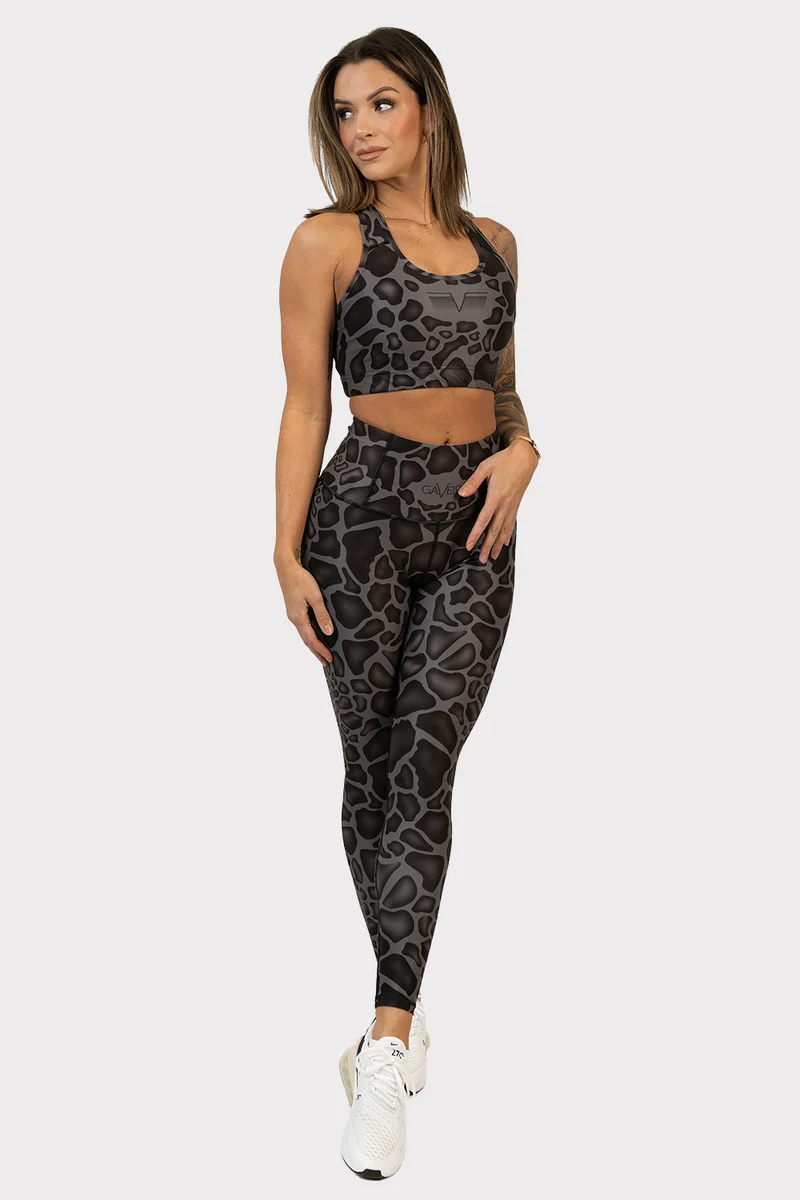 G Compression Tights - Giraffe Black