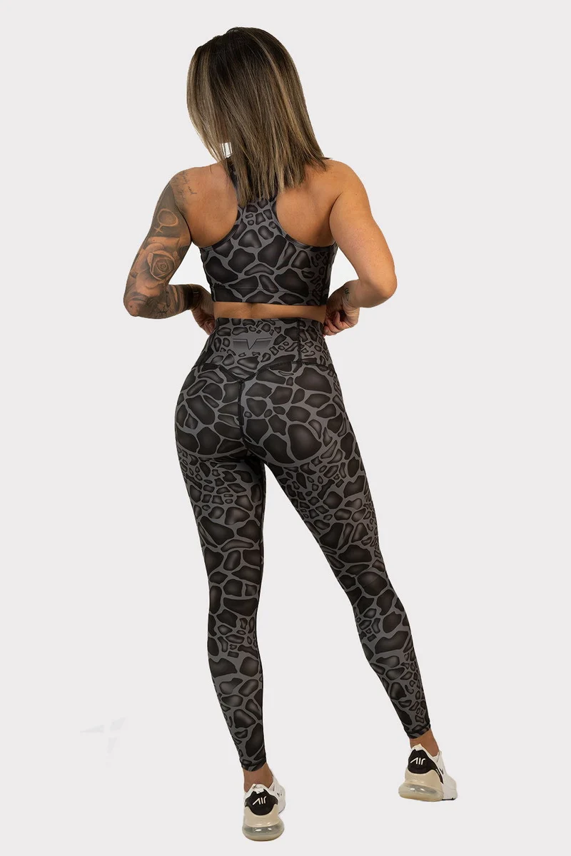 G Compression Tights - Giraffe Black