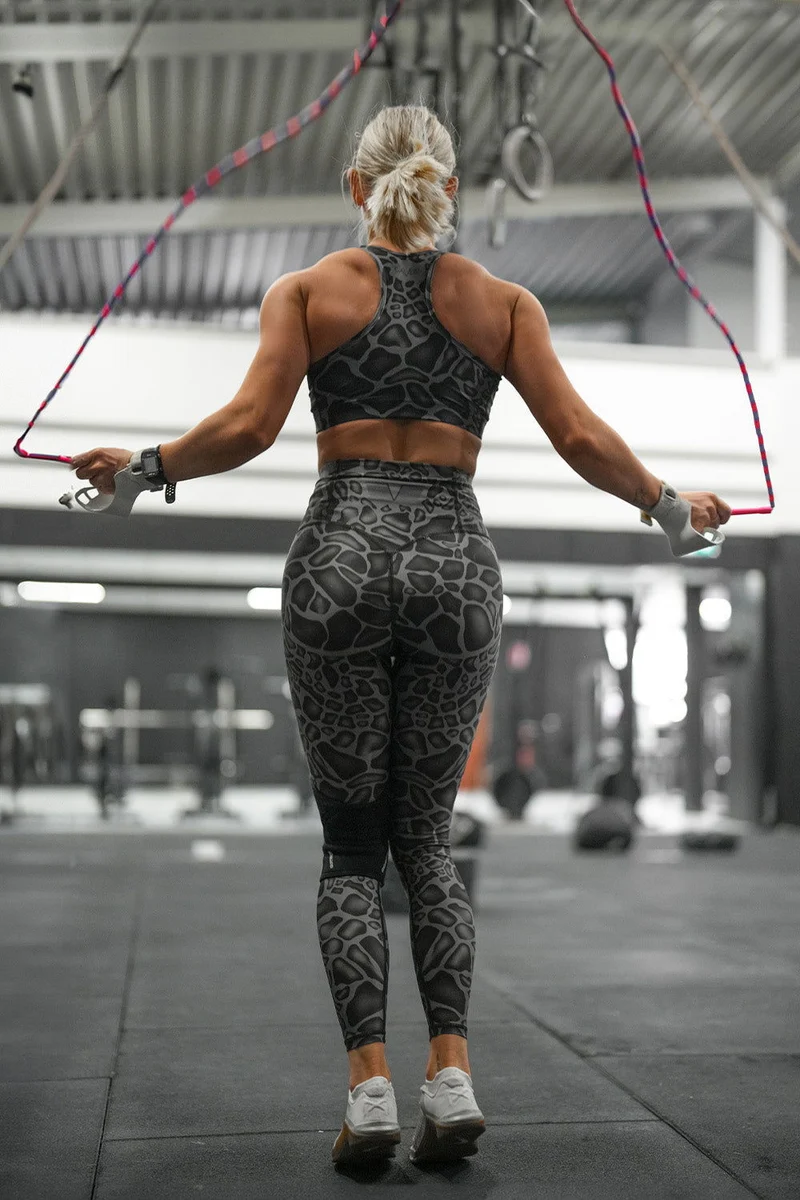 G Compression Tights - Giraffe Black