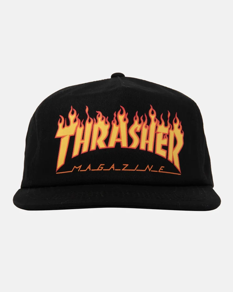 Printed Flame Snapback
