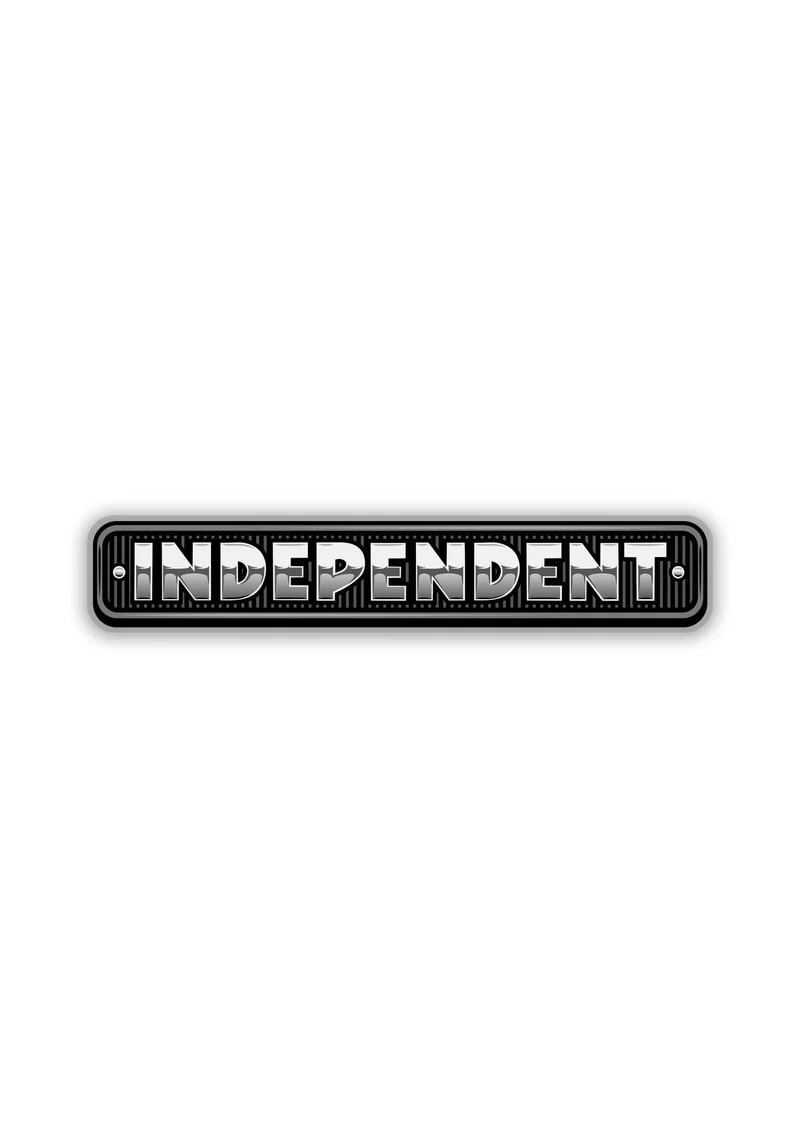 Chrome Bar Vinyl Sticker 8" x 1,2"