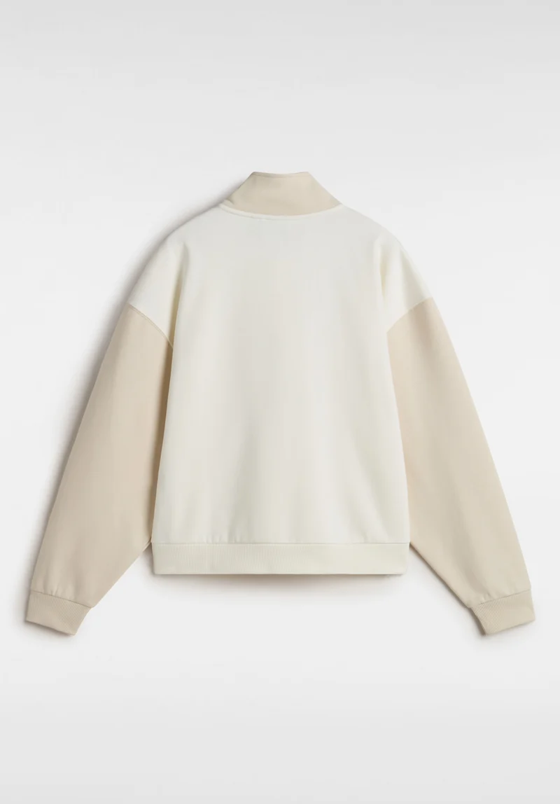 Colorblock Half Zip Mock