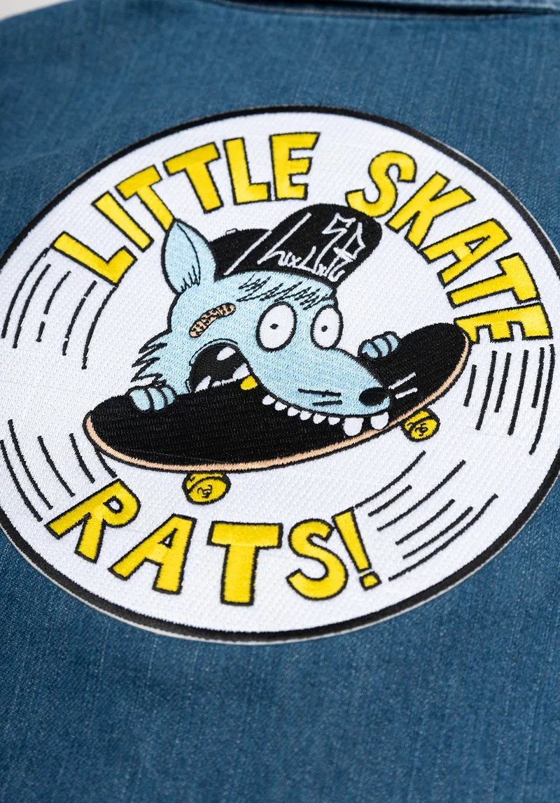 Jeansjacke Logo Patch