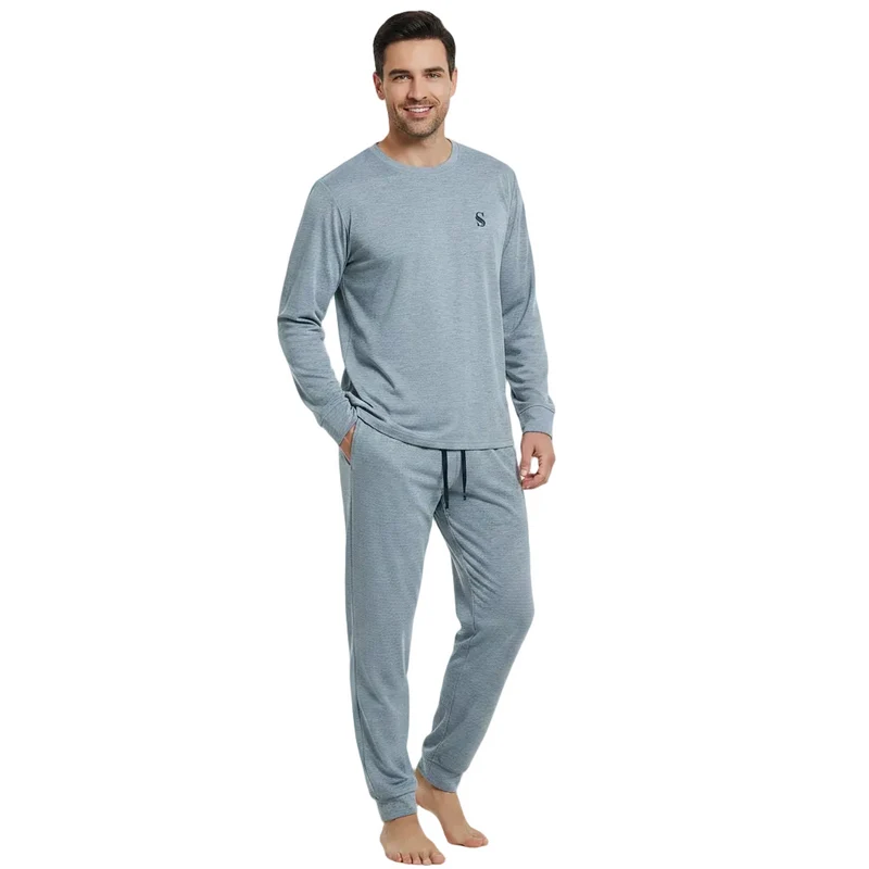 Ultimativer Komfort: Herren-Pyjama-Set – Erleben Sie luxuriöse Weichheit und Entspannung