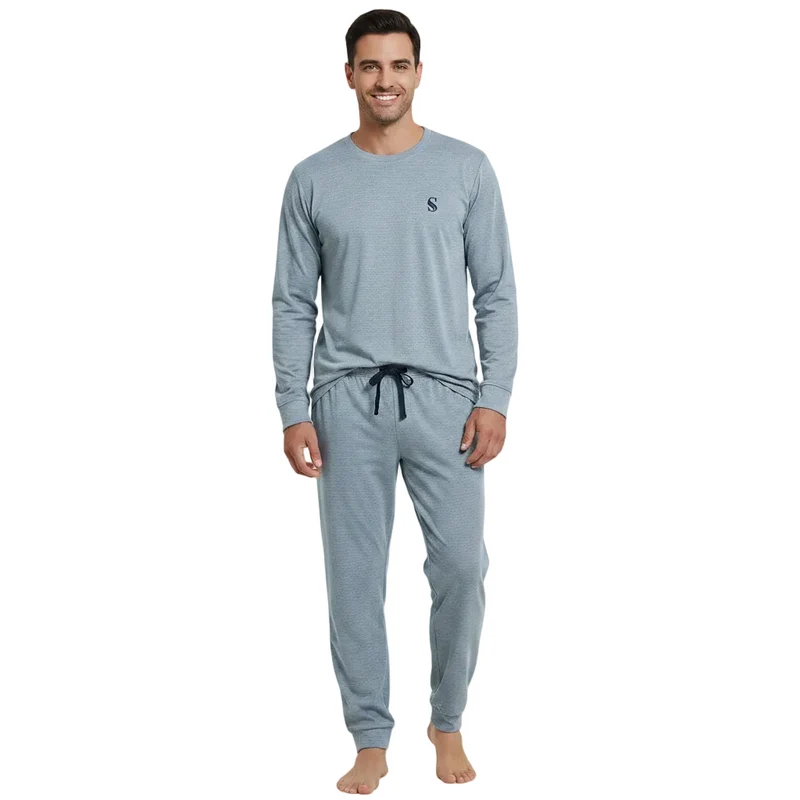 Ultimativer Komfort: Herren-Pyjama-Set – Erleben Sie luxuriöse Weichheit und Entspannung