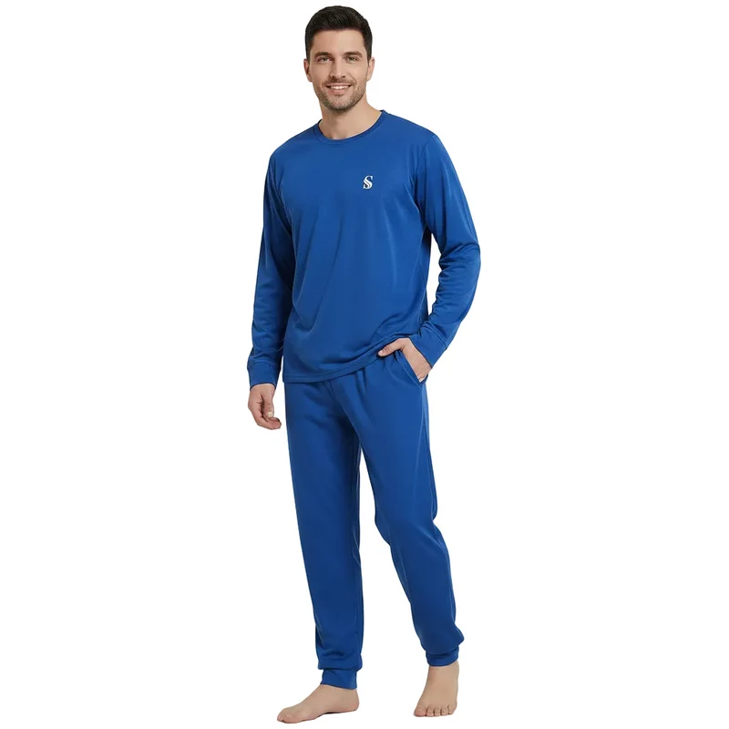 Hochwertiges Loungewear-Set für Herren aus gebürstetem Premium-Stoff – für mehr Komfort