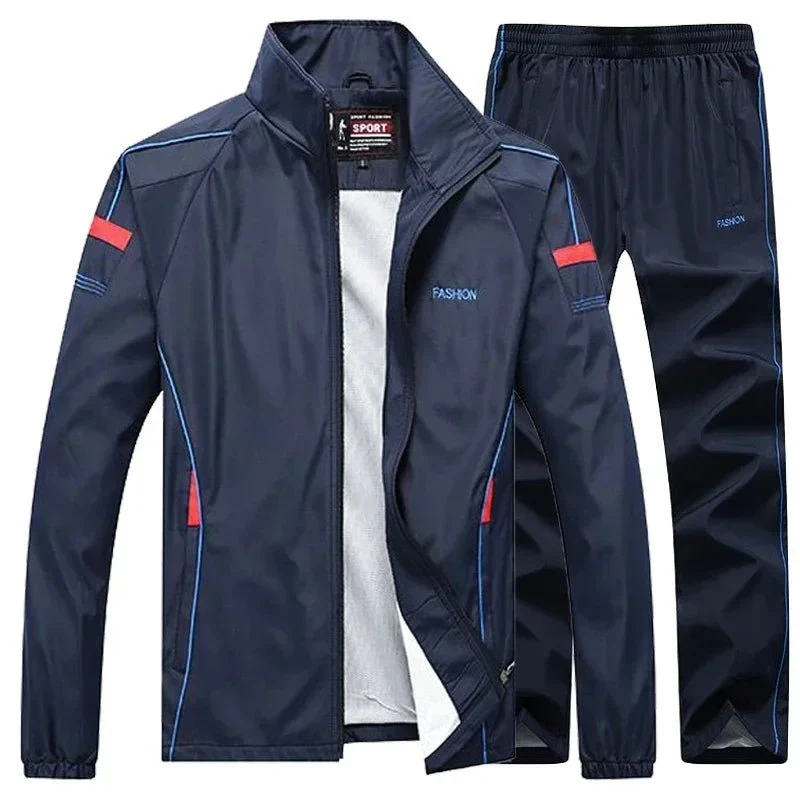 Sportanzug-Set für Herren – Joggingjacke und Trainingshose für den Herbst