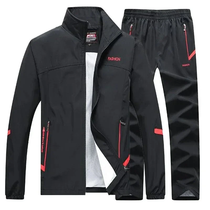 Sportanzug-Set für Herren – Joggingjacke und Trainingshose für den Herbst