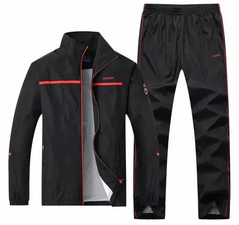 Sportanzug-Set für Herren – Joggingjacke und Trainingshose für den Herbst