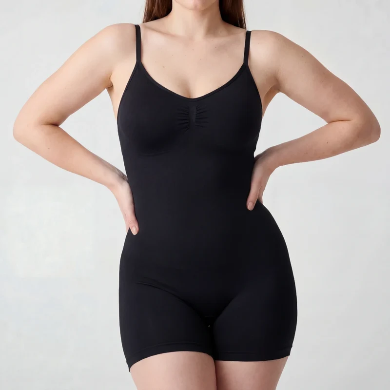 Shaping Bodysuit Shorts | Schwarz