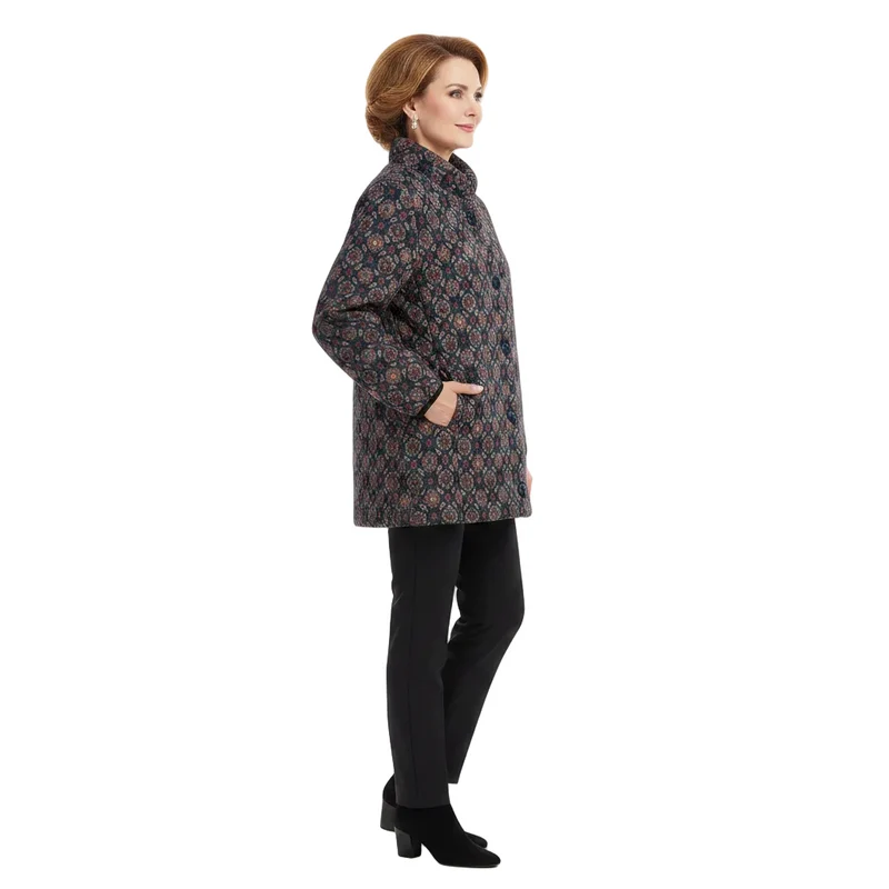 Dicker Baumwollmantel für Senioren: Komfortable Eleganz für jeden Tag