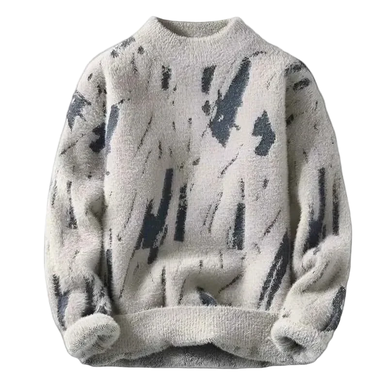 Modischer, lockerer Strickpullover für Herren in den Größen M-3XL