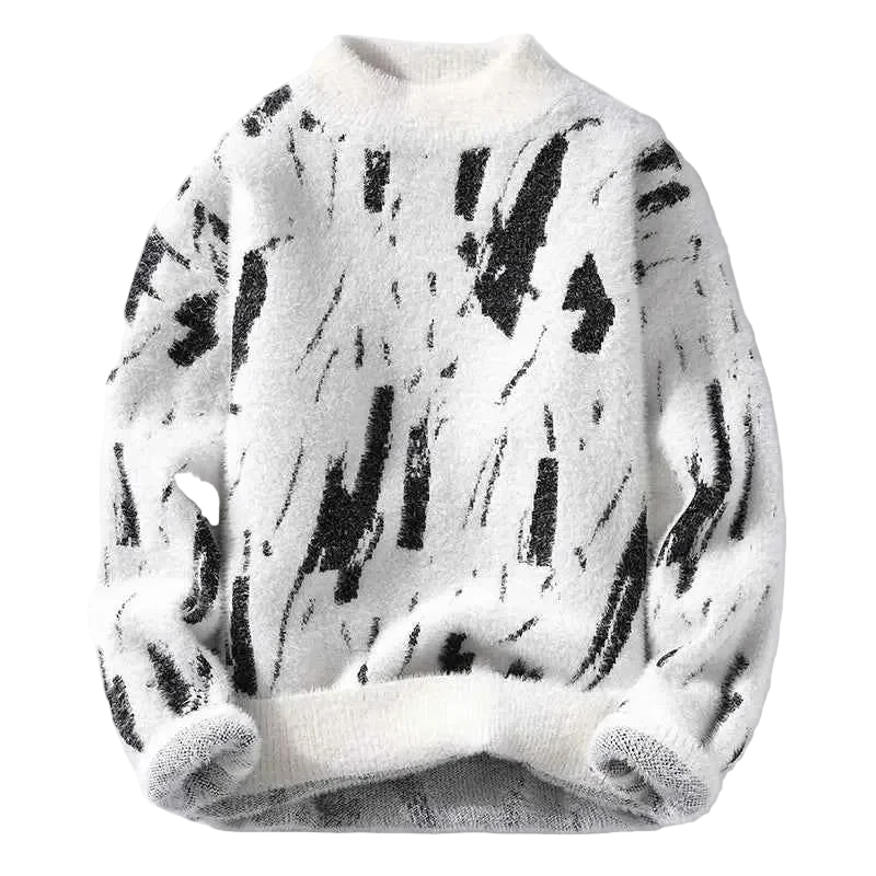 Modischer, lockerer Strickpullover für Herren in den Größen M-3XL