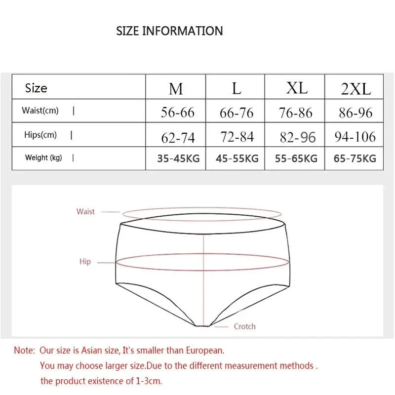 Atmungsaktive Damen-Baumwollslips, 5er-Pack – Weiche Slips mit niedlichem Print und niedrigem Bund