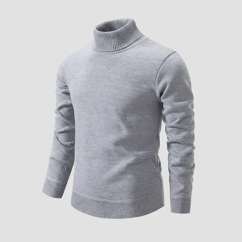 Warmer Herren-Rollkragenpullover für bequemen Tragekomfort im Alltag