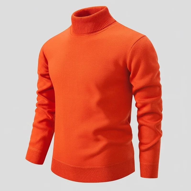 Warmer Herren-Rollkragenpullover für bequemen Tragekomfort im Alltag