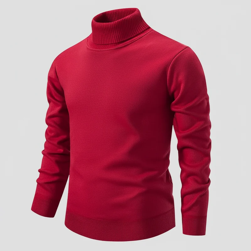 Warmer Herren-Rollkragenpullover für bequemen Tragekomfort im Alltag