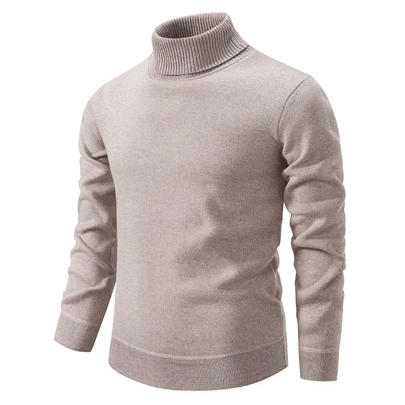 Warmer Herren-Rollkragenpullover für bequemen Tragekomfort im Alltag