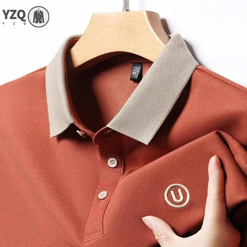 Besticktes Herren-Poloshirt – Bequeme, atmungsaktive Baumwolle für den Business-Look