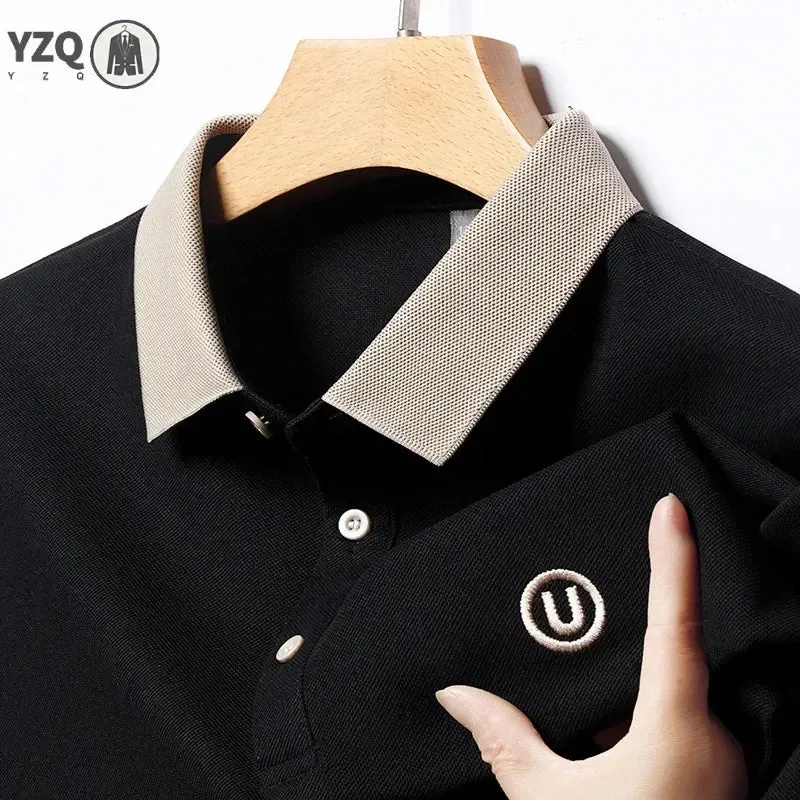 Besticktes Herren-Poloshirt – Bequeme, atmungsaktive Baumwolle für den Business-Look