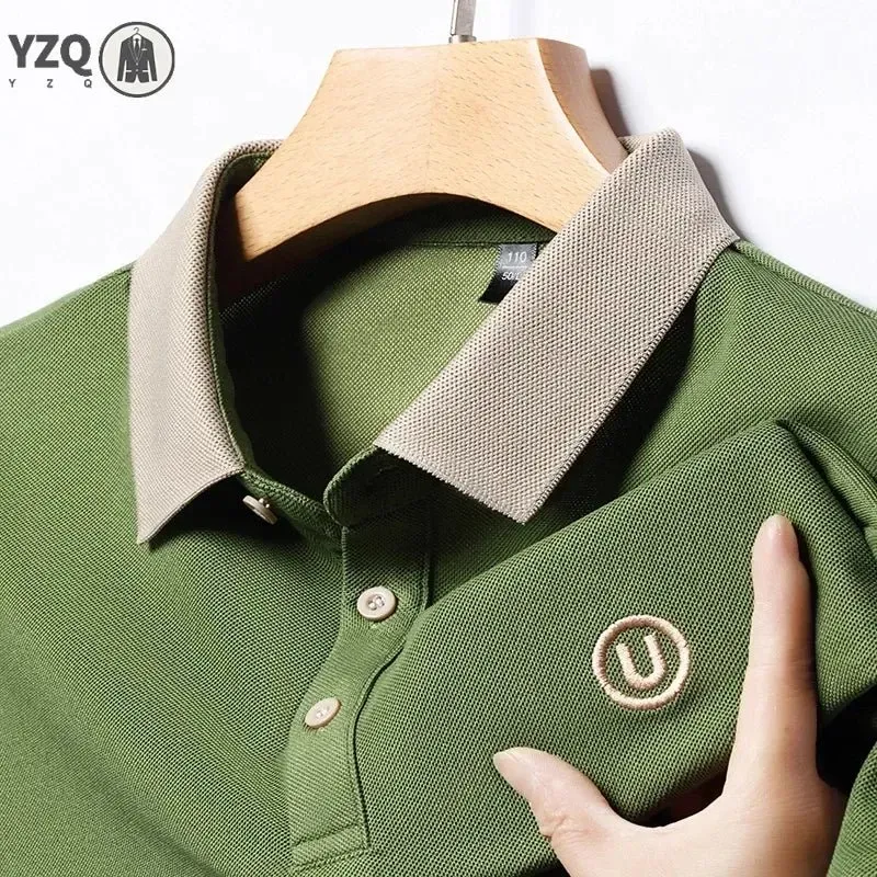 Besticktes Herren-Poloshirt – Bequeme, atmungsaktive Baumwolle für den Business-Look