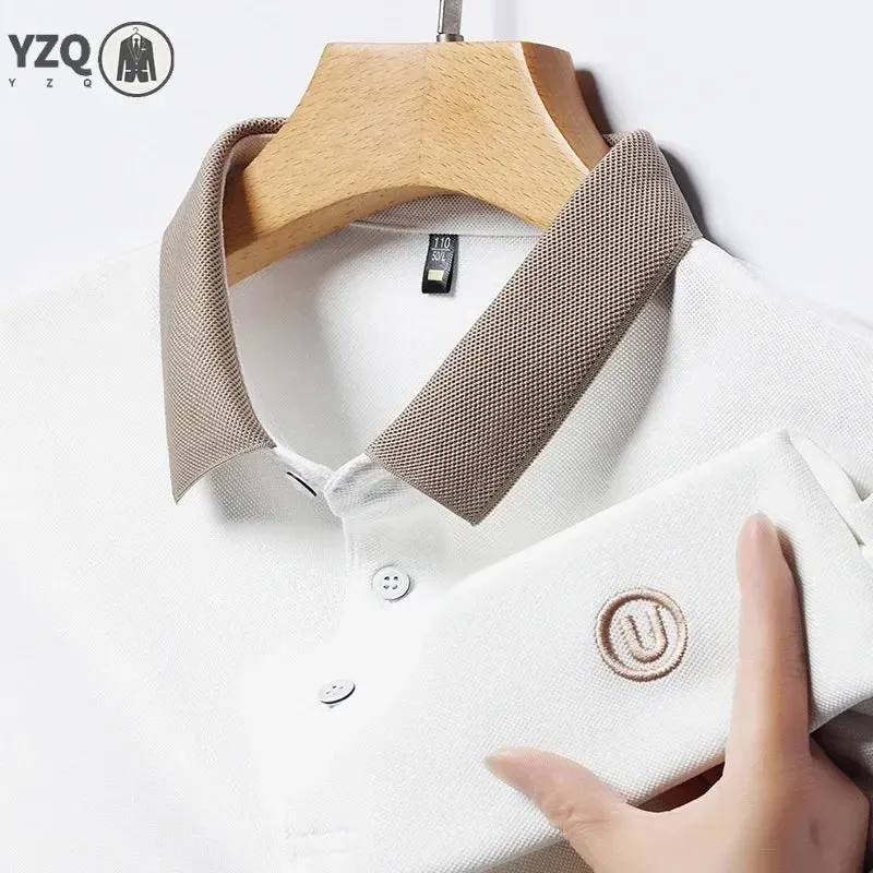 Besticktes Herren-Poloshirt – Bequeme, atmungsaktive Baumwolle für den Business-Look