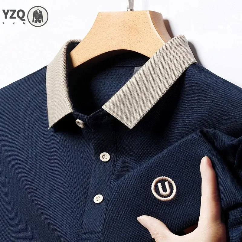 Besticktes Herren-Poloshirt – Bequeme, atmungsaktive Baumwolle für den Business-Look