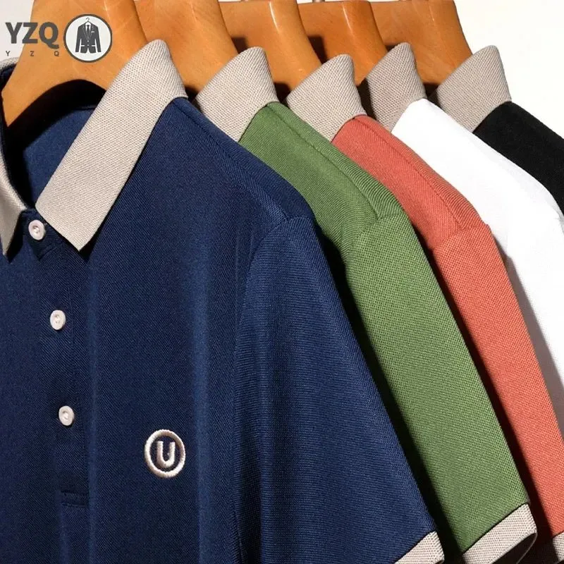 Besticktes Herren-Poloshirt – Bequeme, atmungsaktive Baumwolle für den Business-Look