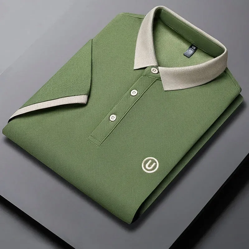 Besticktes Herren-Poloshirt – Bequeme, atmungsaktive Baumwolle für den Business-Look
