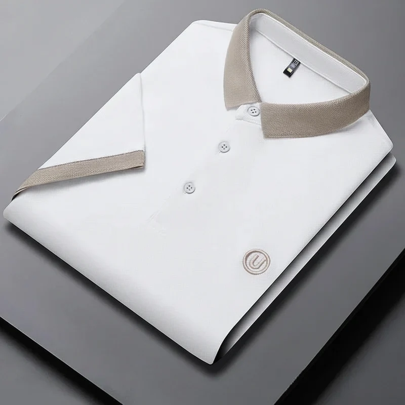 Besticktes Herren-Poloshirt – Bequeme, atmungsaktive Baumwolle für den Business-Look
