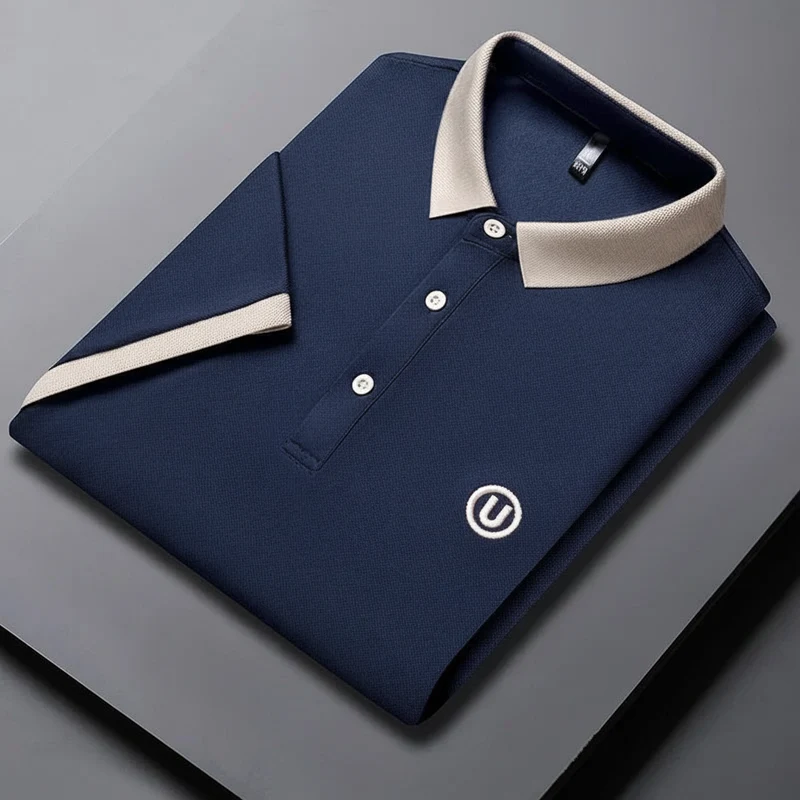 Besticktes Herren-Poloshirt – Bequeme, atmungsaktive Baumwolle für den Business-Look
