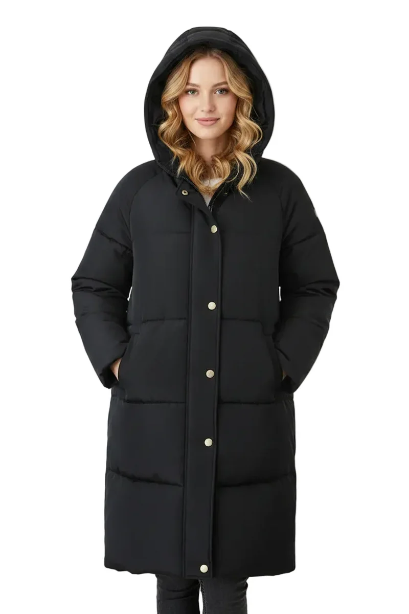 Werten Sie Ihre Garderobe mit unserer stylischen Damen-Steppjacke auf.