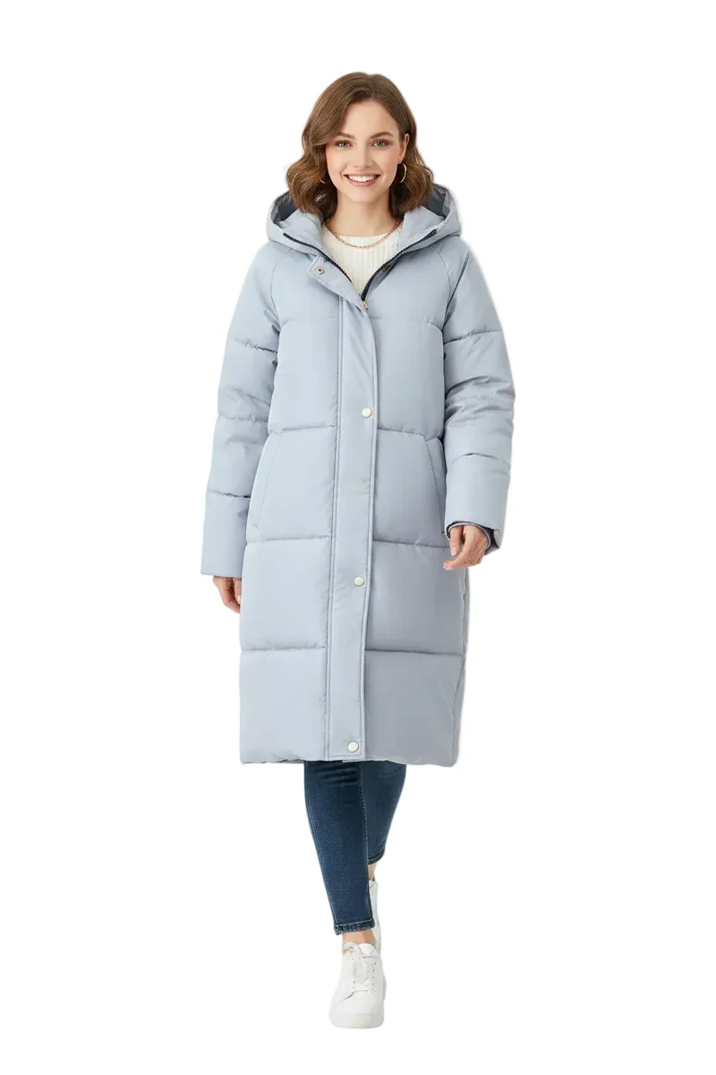 Werten Sie Ihre Garderobe mit unserer stylischen Damen-Steppjacke auf.