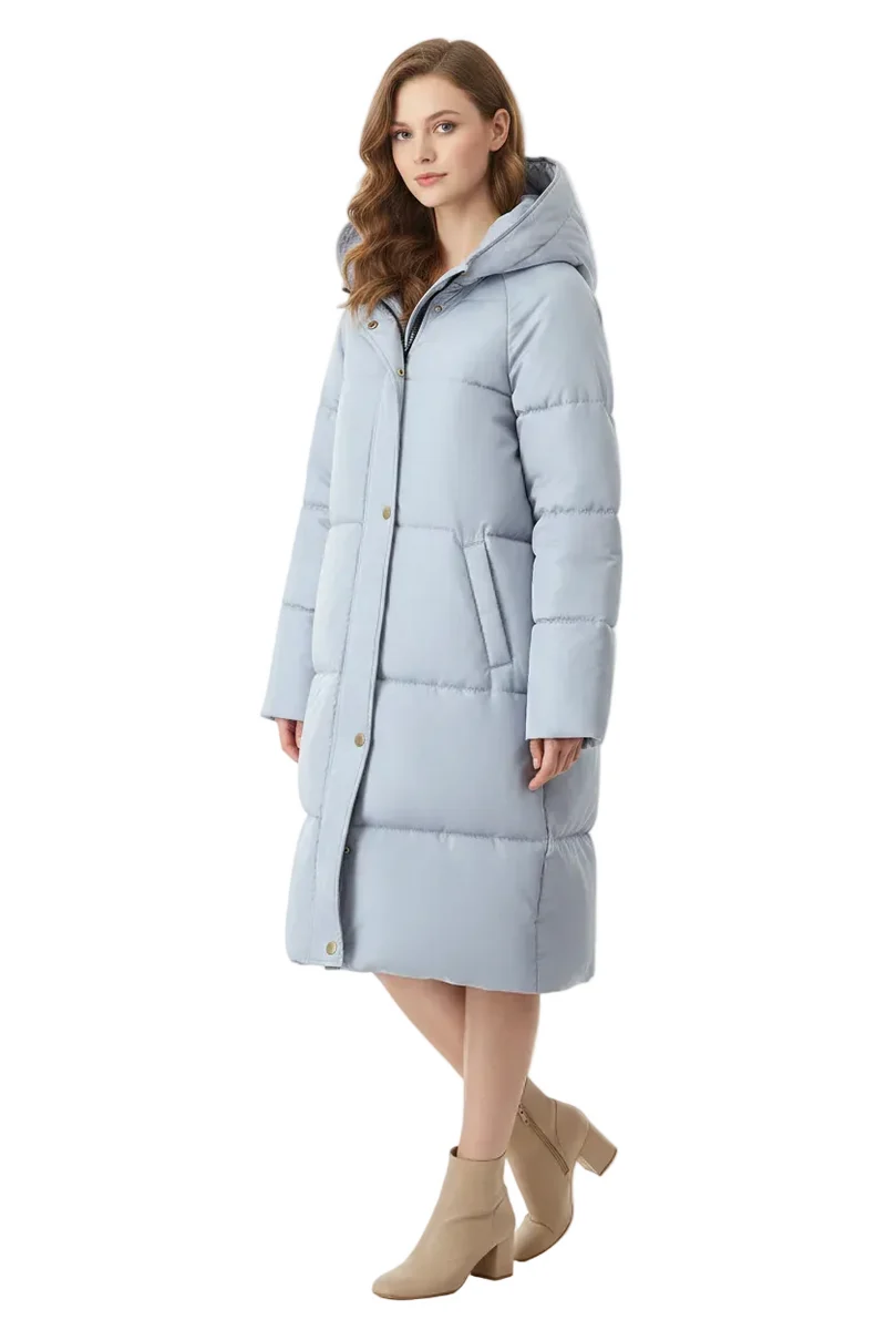 Werten Sie Ihre Garderobe mit unserer stylischen Damen-Steppjacke auf.