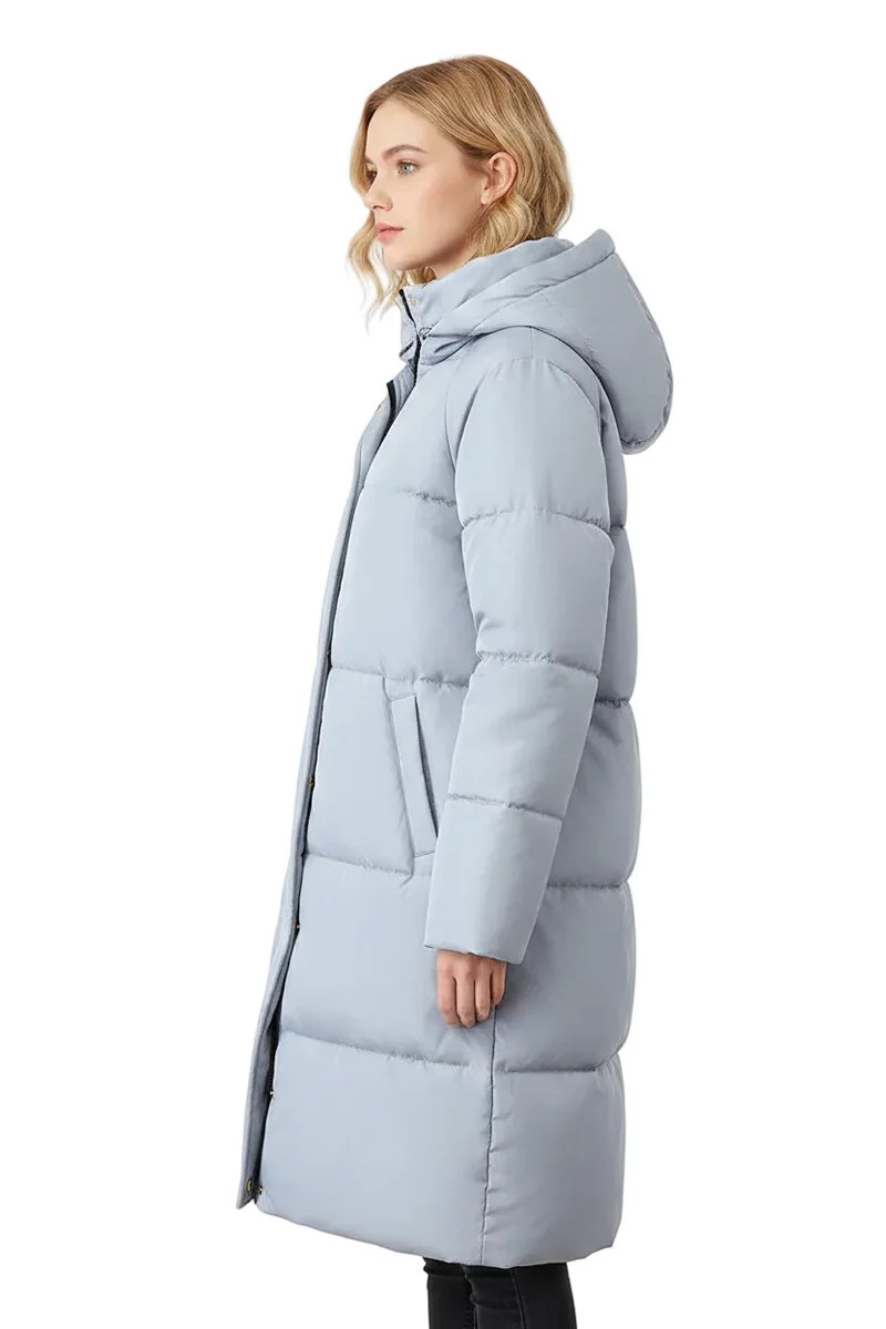 Werten Sie Ihre Garderobe mit unserer stylischen Damen-Steppjacke auf.