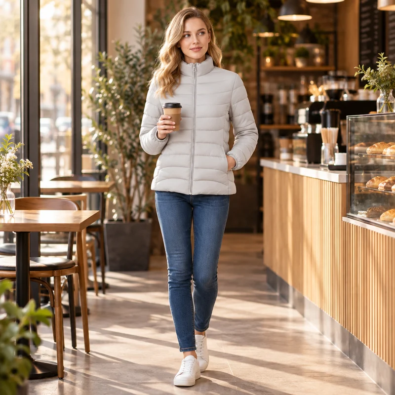 Gemütlich und schick zugleich: Damen-Wintermantel aus Baumwolle für ultimativen Komfort und Stil