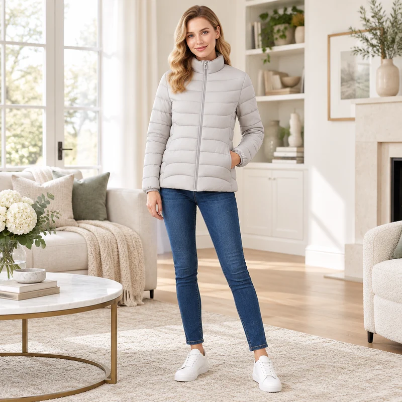 Gemütlich und schick zugleich: Damen-Wintermantel aus Baumwolle für ultimativen Komfort und Stil