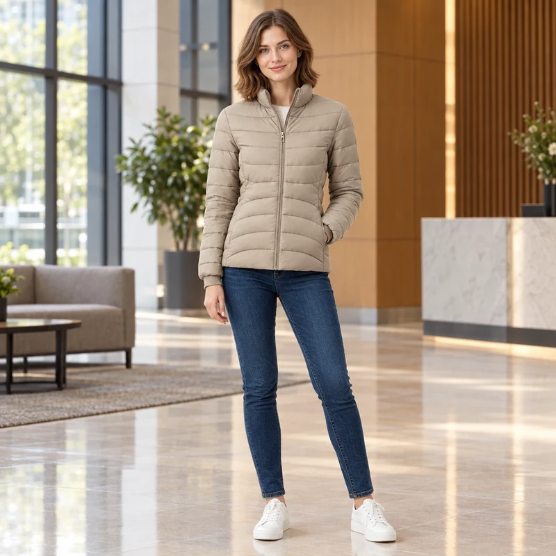 Gemütlich und schick zugleich: Damen-Wintermantel aus Baumwolle für ultimativen Komfort und Stil
