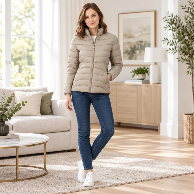 Gemütlich und schick zugleich: Damen-Wintermantel aus Baumwolle für ultimativen Komfort und Stil